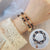 Charming Natural Stone Charm Beaded Wrap Bracelets