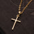 Cherished Rhinestone Studded Cross Stunning Pendant Necklaces