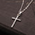 Cherished Rhinestone Studded Cross Stunning Pendant Necklaces