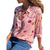 Chic Floral Print Long Sleeve Comfy Blouse