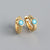 Chic Street Style Lobe And Cuff Stud Earrings