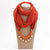 Chic and Classy Chiffon Scarf with Necklace