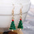 Christmas Special Enamel Earrings