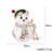 Christmas Themed Cloth Decoration Enamel Brooch Pins
