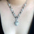 Chunky Chain Heart Shaped Choker Necklace