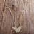 Chunky Gold Chain with Star and Cross Pendant Necklace