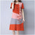 Clara - Patchwork Design A-Line Dress
