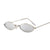 Classic 90s Oval High Fashion Sunglasses