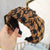 Classic Houndstooth Pattern Knotted Wide Hairbands