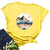 Classic Mountain Peak Summer Top T-Shirt