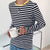 Classic Striped Pattern Long Sleeve Winter O-Neck Pullover Sweaters