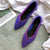 Classy and Breathable Flats Knitted Pointed Shoes