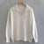 Collared V-Neck Loose Fit Long Sleeve Pullover Sweaters