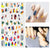 Colorful Dainty Flower Nail Sticker Collection