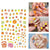 Colorful Dainty Flower Nail Sticker Collection