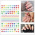 Colorful Dainty Flower Nail Sticker Collection