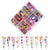 Colorful Flower, Leopard, and Galaxy Pattern Nail Art Foil Stickers - Ultimate Collection