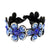Colorful Flowers and Pearls Rhinestone Hair Claws Collection
