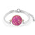 Colorful Glistening Rhinestone Studded Charm Bangle Bracelets