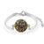 Colorful Glistening Rhinestone Studded Charm Bangle Bracelets