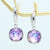 Colorful Square Rhinestone Dangle Earrings