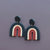 Colorful U-Shape Hanging Cute Fashion Drop Earrings