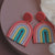 Colorful U-Shape Hanging Cute Fashion Drop Earrings