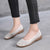 Comfy Hollow Out Vegan Leather Summer Slip-on Loafer Shoes