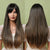 Copper Brown Cosplay Fashion Long, Straight, and Wavy Hair Wigs with Bangs