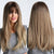 Copper Brown Cosplay Fashion Long, Straight, and Wavy Hair Wigs with Bangs