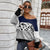 Cozy Knitted Leopard Spliced Long Sleeve Sweater