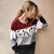 Cozy Knitted Leopard Spliced Long Sleeve Sweater
