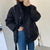 Cozy Padded Winter Coat Belted Jackets with Pockets