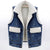 Cozy Winter Fleece Sleeveless Denim Jacket Sweater Vests