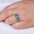 Crescent Moon and Star Changing Color Adjustable Mood Rings