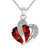Crystal Double Heart Rhinestone Necklace