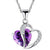 Crystal Double Heart Rhinestone Necklace