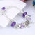 Crystal Murano Beads Charm Stunning Bracelet