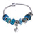 Crystal Murano Beads Charm Stunning Bracelet