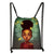 Cute Afro Girls Print Drawstrings Backpack