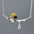 Cute Bee and Dripping Honey Pendant Necklace