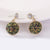 Cute Candy-Color Rhinestone Accented Stud Earrings