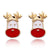 Cute Christmas Enamel Stud Earrings