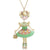 Cute Little Girl Doll Enamel Pendant Necklace