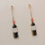 Cute Miniature Red Wine Bottle and Wine Glass Earrings