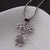 Cute Rhinestone Adorned Boy and Girl Mini Pendant Necklaces