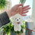 Cute and Fuzzy Puppy Plush Doll Charm Keychains