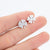 Cute and Mini Stainless Steel Lotus Flower Stud Earrings
