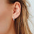 Dainty Cubic Zirconia Fashion Jewelry Hoop Earrings