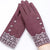 Dainty and Elegant Floral Winter Gloves